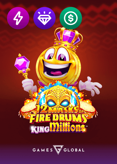 12 Masks of Fire Drums King Millions