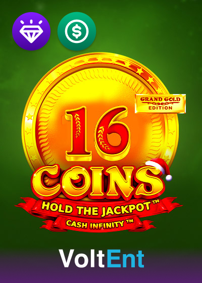 16 Coins Grand Gold Edition Santas Jackpots