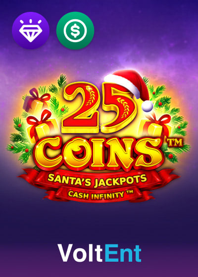 25 Coins Santas Jackpots