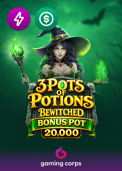 3 Pots of Potions Betwitched Bonus Pot 20000