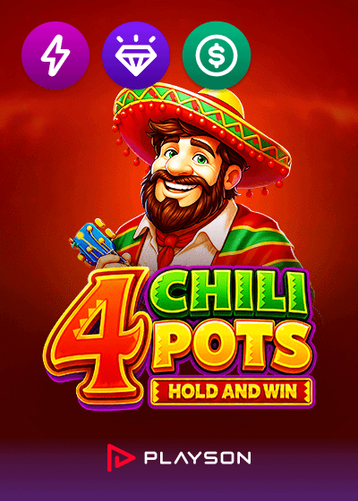 4 Chili Pots Hold and Win