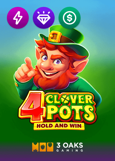 4 CLOVER POTS