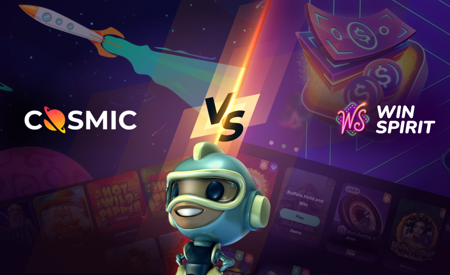CosmicSlot Casino vs WinSpirit Casino